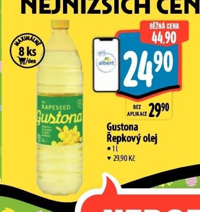 Gustona Řepkový olej