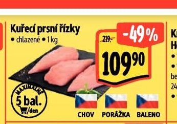 Kuřecí prsní řízky