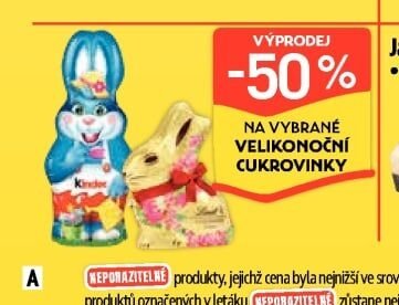 Kinder velikonoční cukrovinky