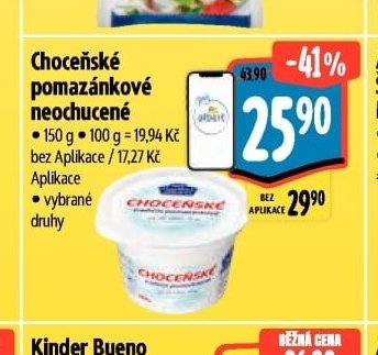Choceňské pomazánkové neochucené