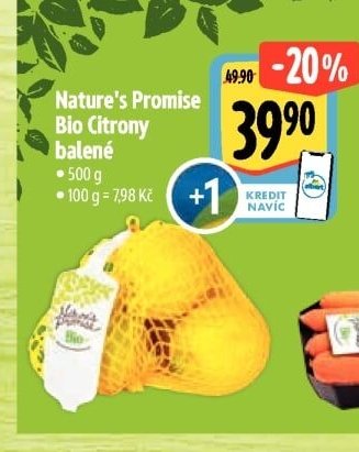 Nature's Promise Bio Citrony balené