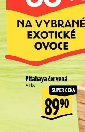 Pitahaya červená