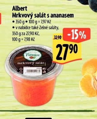 Albert Mrkvový salát s ananasem