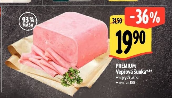 PREMIUM Vepřová šunka