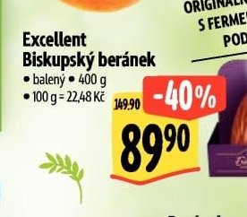 Excellent Biskupský beránek