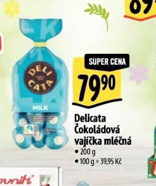 Delicata Čokoládová vajíčka mléčná