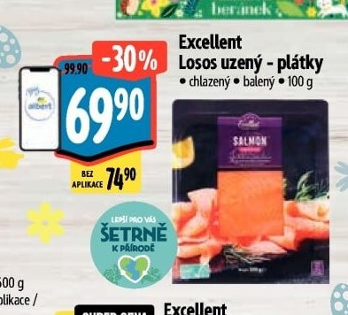 Excellent Losos uzený - plátky