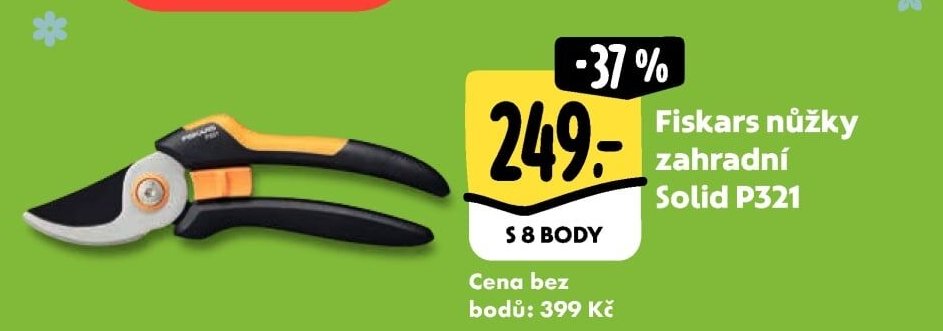 Fiskars nůžky zahradní Solid P321