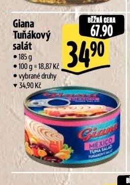 Giana Tuňákový salát
