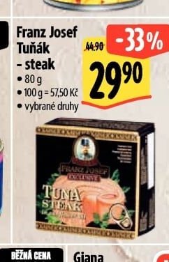 Franz Josef Tuňák steak