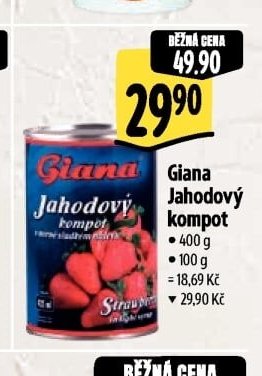Giana Jahodový kompot