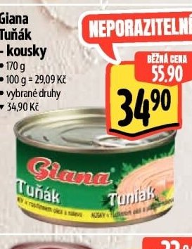 Giana Tuňák kousky