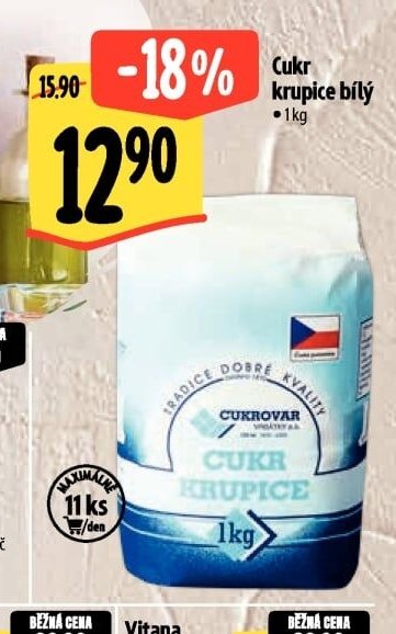 Cukr krupice bílý