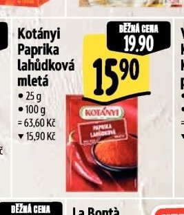 Kotányi Paprika lahůdková mletá