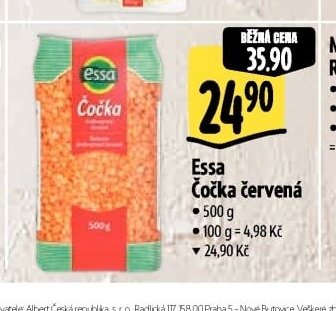 Essa Čočka červená