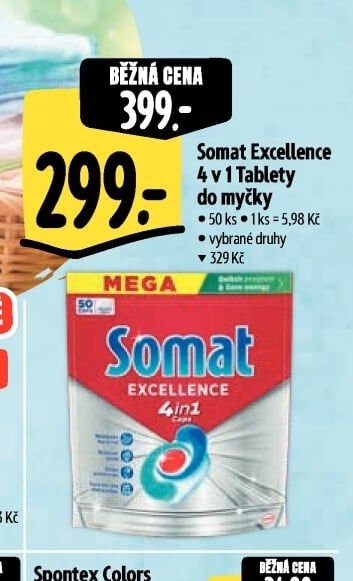Somat Excellence 4 v 1 Tablety do myčky