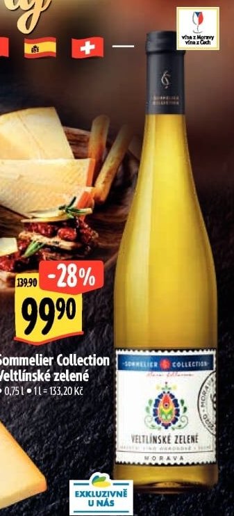 Sommelier Collection Veltlínské zelené