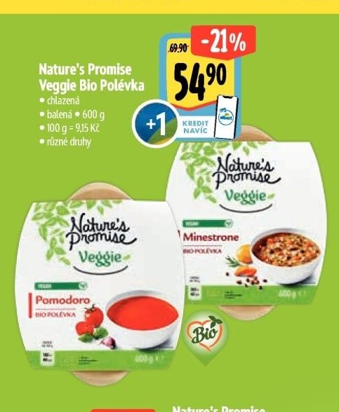 Nature's Promise Veggie Bio Polévka