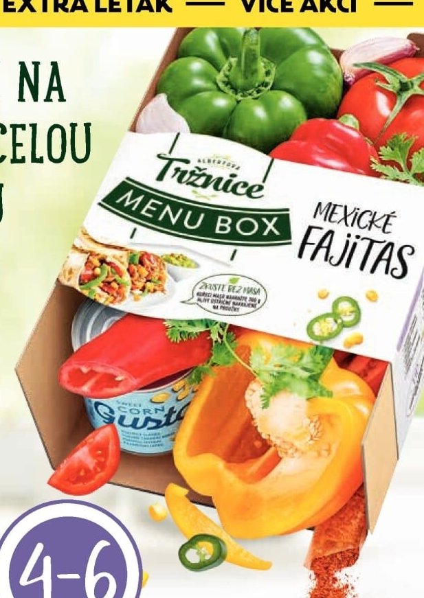 Albert Menu box Mexické fajitas