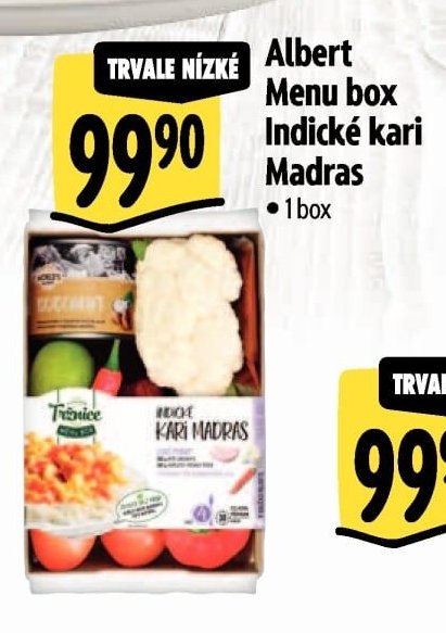 Albert Menu box Indické kari Madras