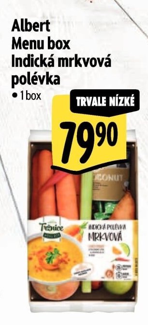 Albert Menu box Indická mrkvová polévka