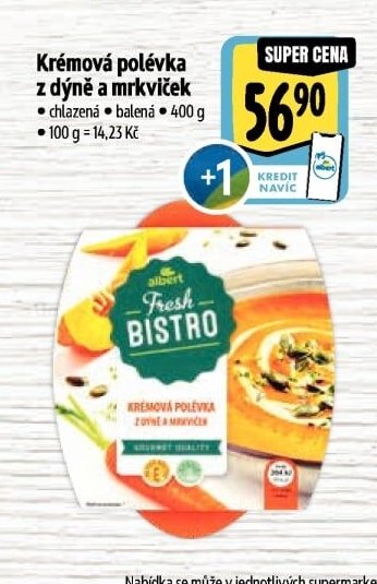 Krémová polévka z dýně a mrkviček