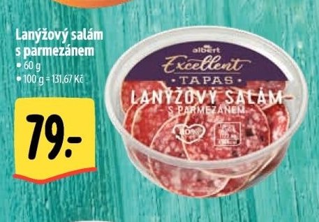 Lanýžový salám s parmezánem