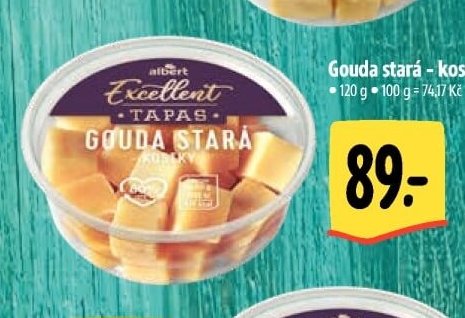 Gouda stará - kostky