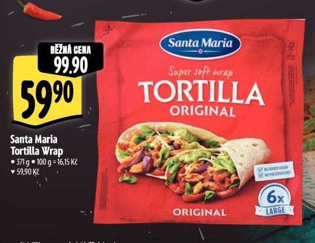 Santa Maria Tortilla Wrap