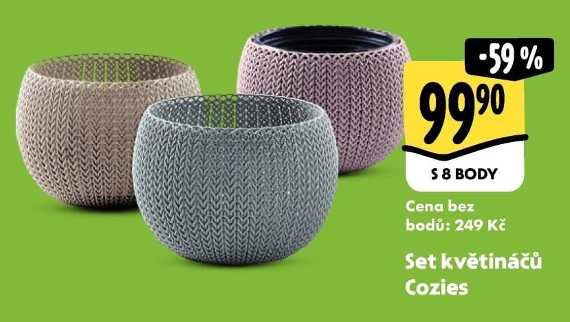 Set květináčů Cozies