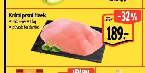 Krůtí prsní řízek