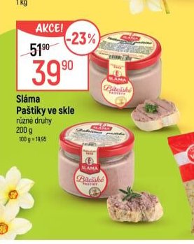 Sláma Paštiky ve skle