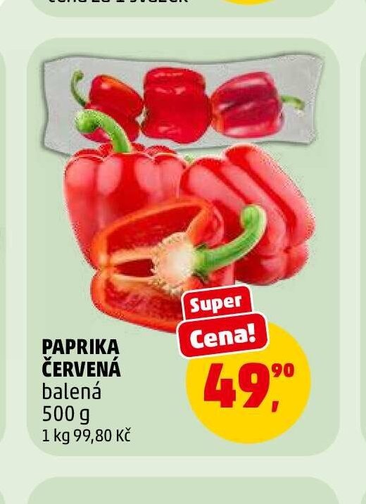 PAPRIKA ČERVENÁ balená