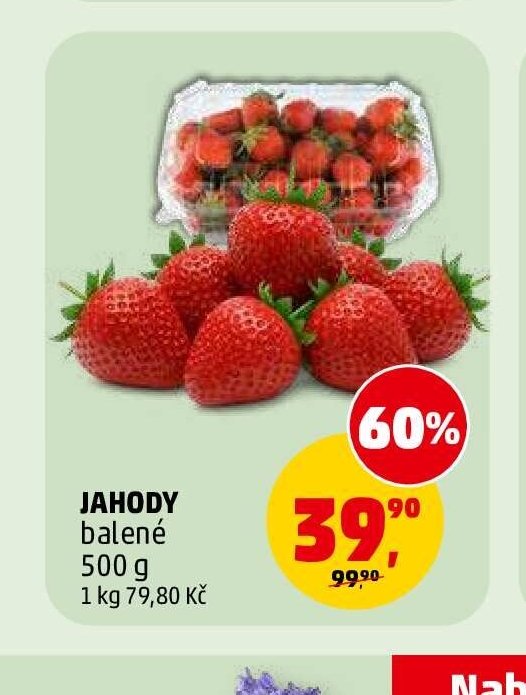 JAHODY balené