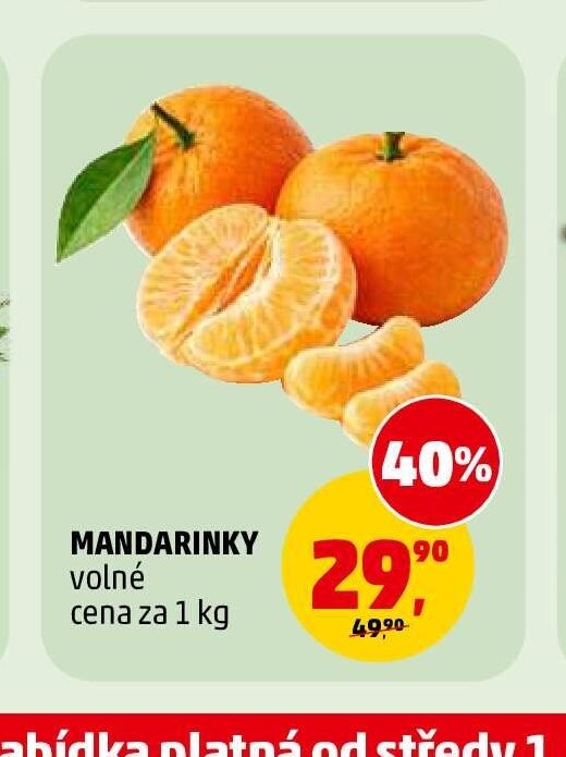 MANDARINKY volné