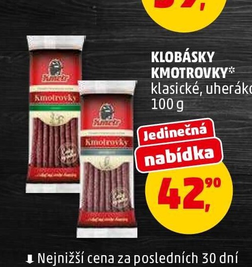 Klobásky Kmotrovky