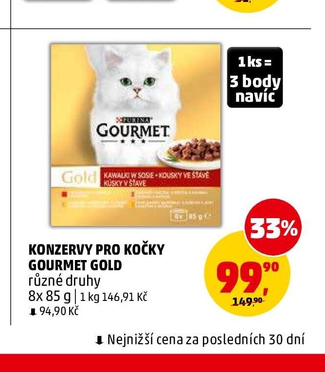 Konzervy pro kočky Gourmet Gold