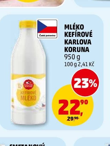 MLÉKO KEFÍROVÉ KARLOVA KORUNA