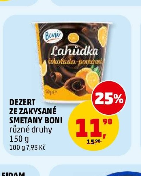 DEZERT ZE ZAKYSANÉ SMETANY BONI