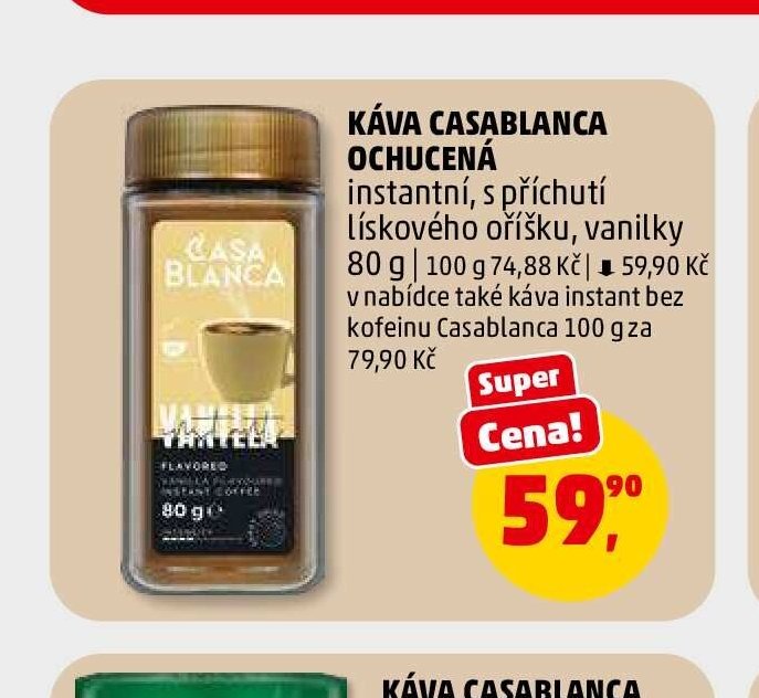 Káva Casablanca ochucená