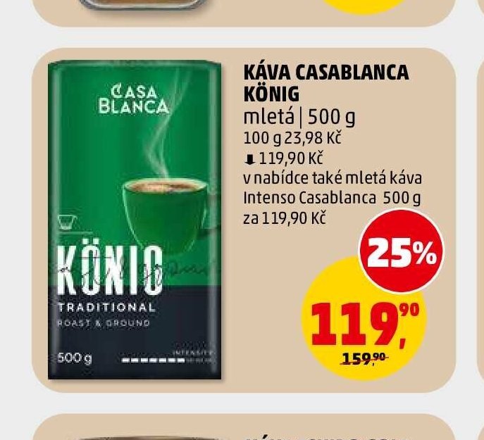 Káva Casablanca König