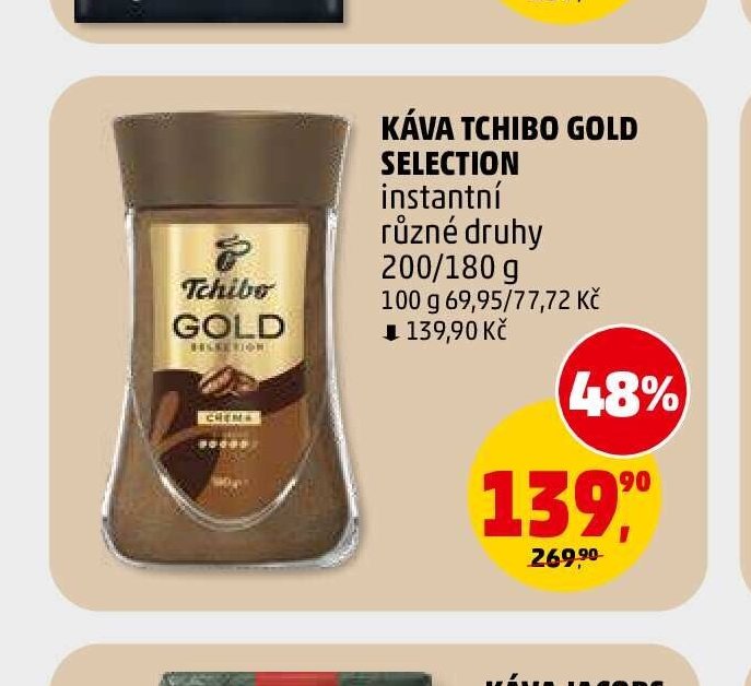 Káva Tchibo Gold Selection