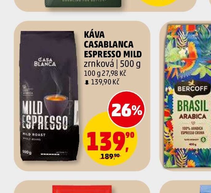 Káva Casablanca Espresso Mild