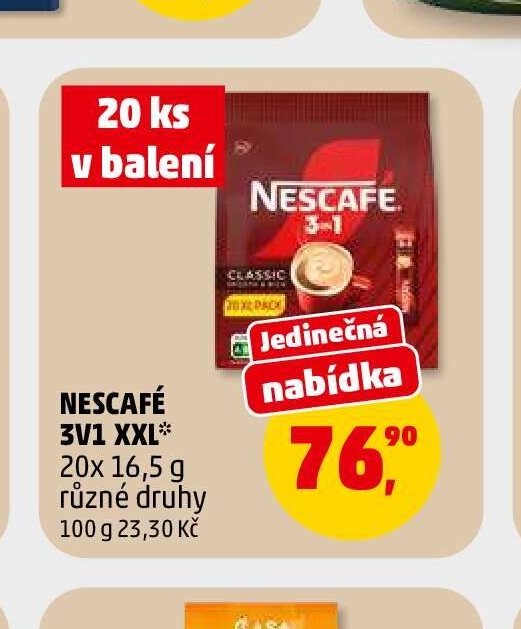 Nescafé 3v1 XXL