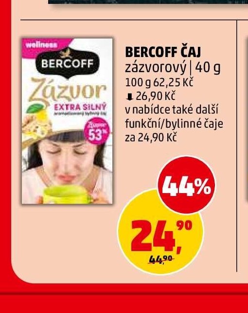 Bercoff čaj zázvorový