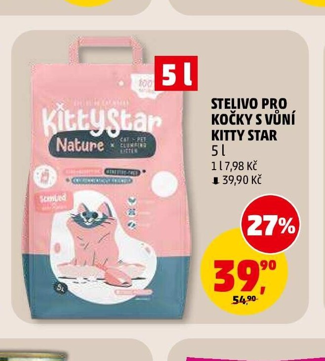 STELIVO PRO KOČKY S VŮNÍ KITTY STAR