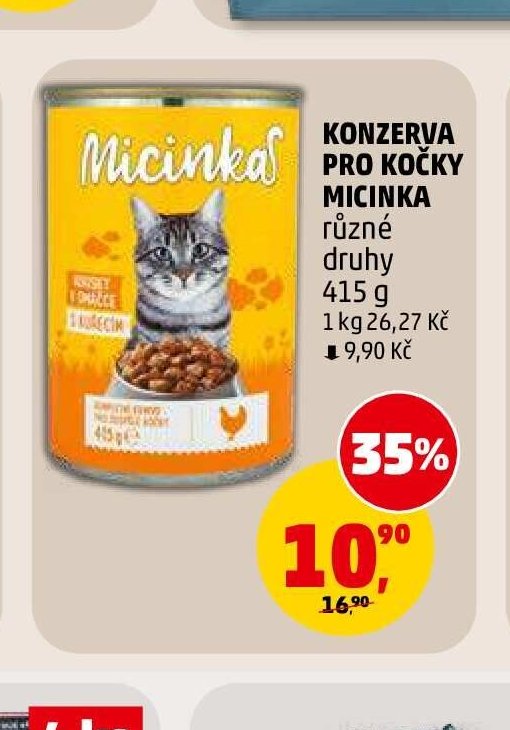 KONZERVA PRO KOČKY MICINKA