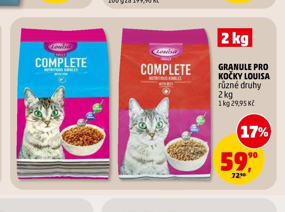 GRANULE PRO KOČKY LOUISA