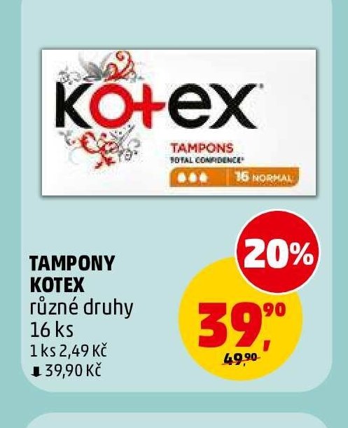 Tampony Kotex