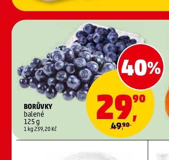 BORŮVKY balené